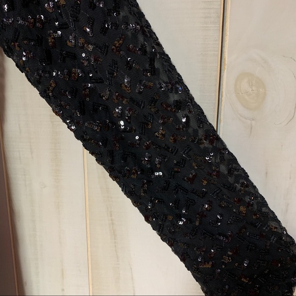 Gibson Latimer Black Jumpsuit Sequin 14 Gatsby - Picture 8 of 8